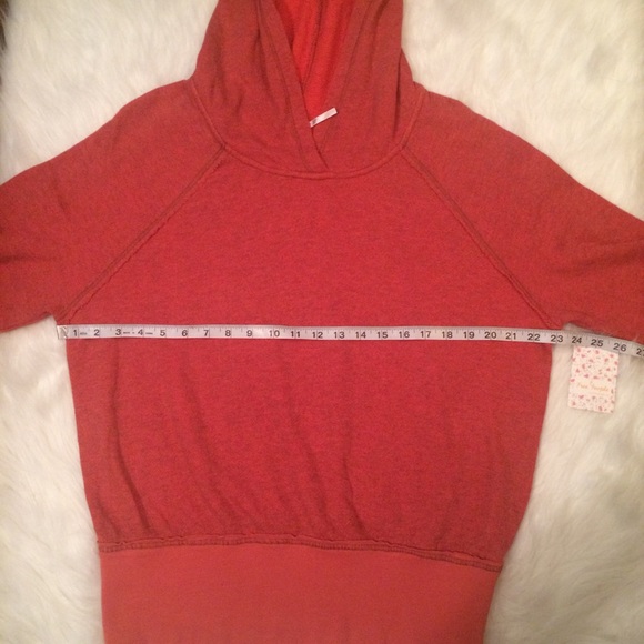 Free People cinched sleeve hoodie - Picture 3 of 7